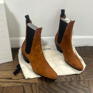 Khaite Saratoga Suede Chelsea Boot